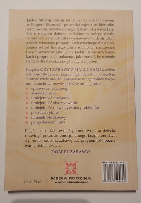 Gry i zabawy z maluchami - Jackie Silberg
