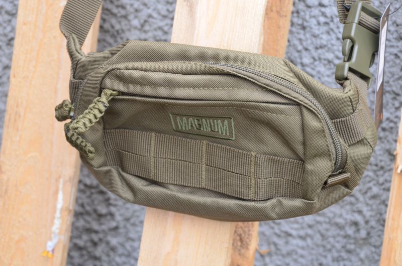 Saszetka, nerka biodrowa Magnum PLOVER Olive Green 2 l MOLLE organizer