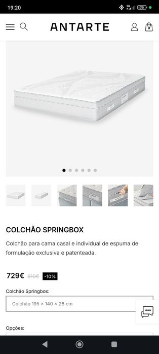 Cama Antarte como nova