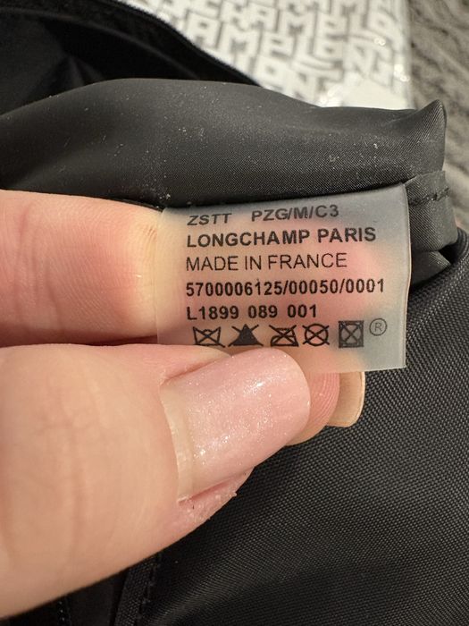 Czarna torebka Longchamp le Pliage L