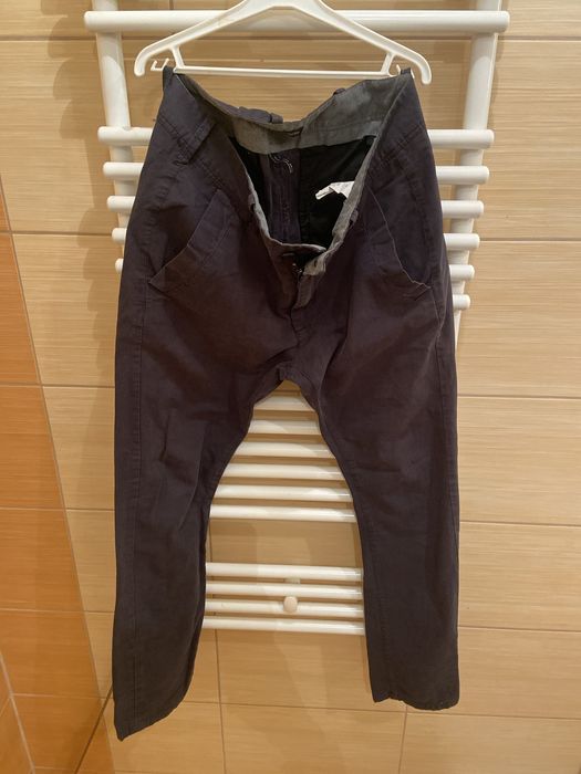 Spodnie męskie ciemny szary cropp