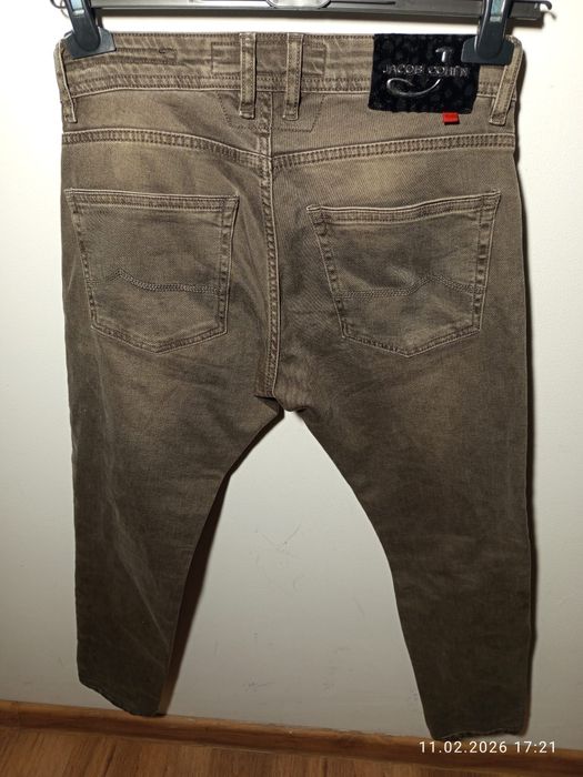 Jacobs Cohen nowe oryginalne slim stretch luksusowe jeansy męskie