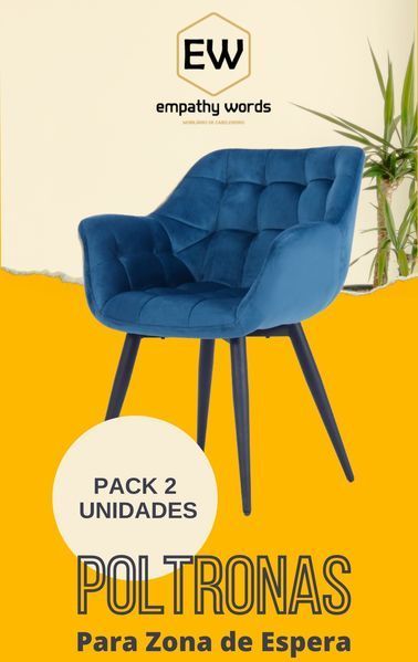 Cadeira / poltrona de Espera ( 2 uni )