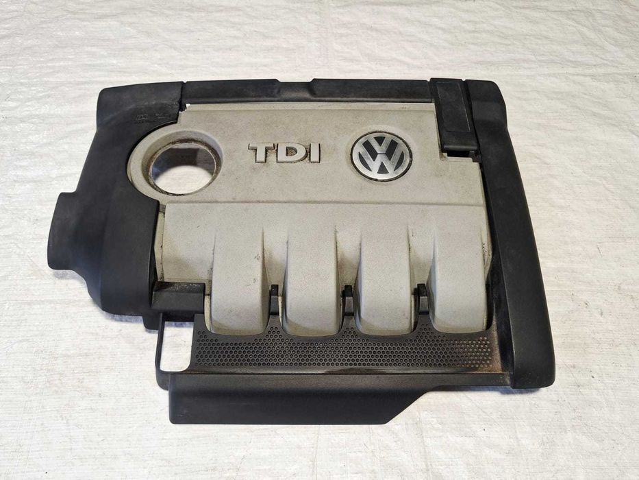 nakładka osłona górna na silnik vw golf v 5 touran i 1 caddy iii 1.9 bls bxj 2.0 tdi bmm bmp 03g103967n 03g103907