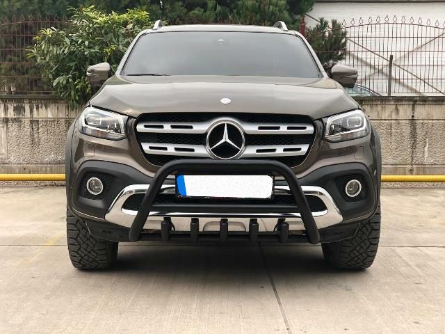 Orurowanie przednie A-Bar czarne Nissan Navara D23 NP300 2015-