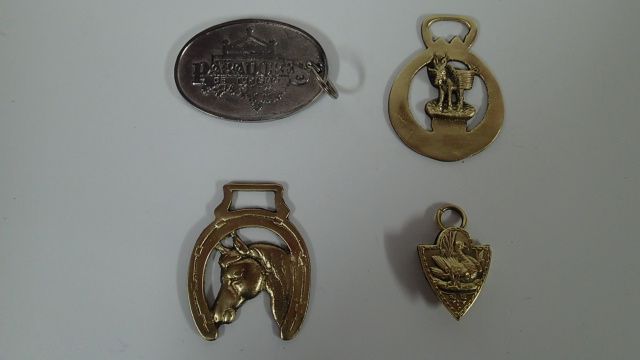 Peças em latão antigas