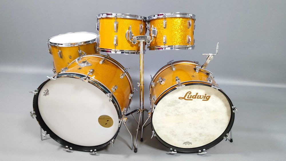 Ludwig Super Classic Maple USA vintage 60s–22/20/12/13/16  –keystone Badge