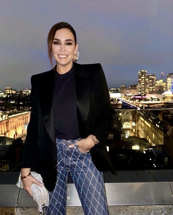 Zara джинси в стразах блискітках  камнях блискучі трендові стильні модні