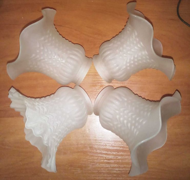 Старинные плафоны для люстры лампы или бра. Испания.