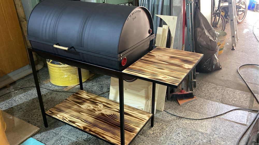 Churrasqueira bidon oleo vários modelos