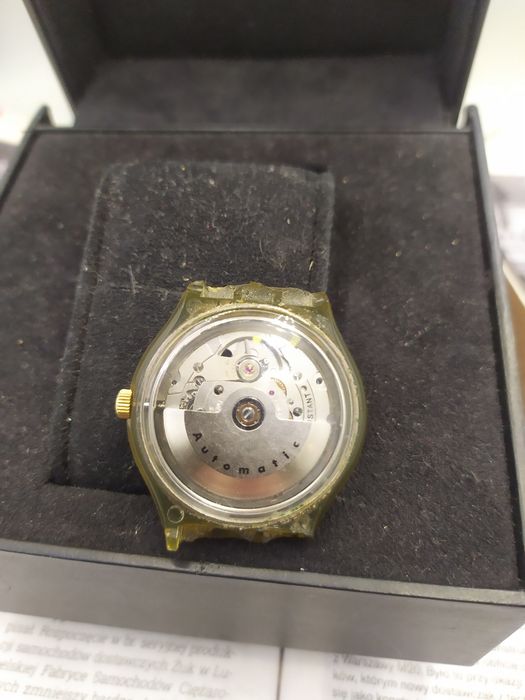 Zegarek Swatch automat eta Swiss na mechanizm