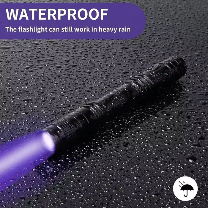 UV mini Flashlight 395 NM, Ultraviolet Torch With Pen Clip