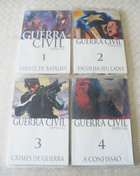 Guerra Civil Especial - 1 a 4 - Panini (Brasil) - completa