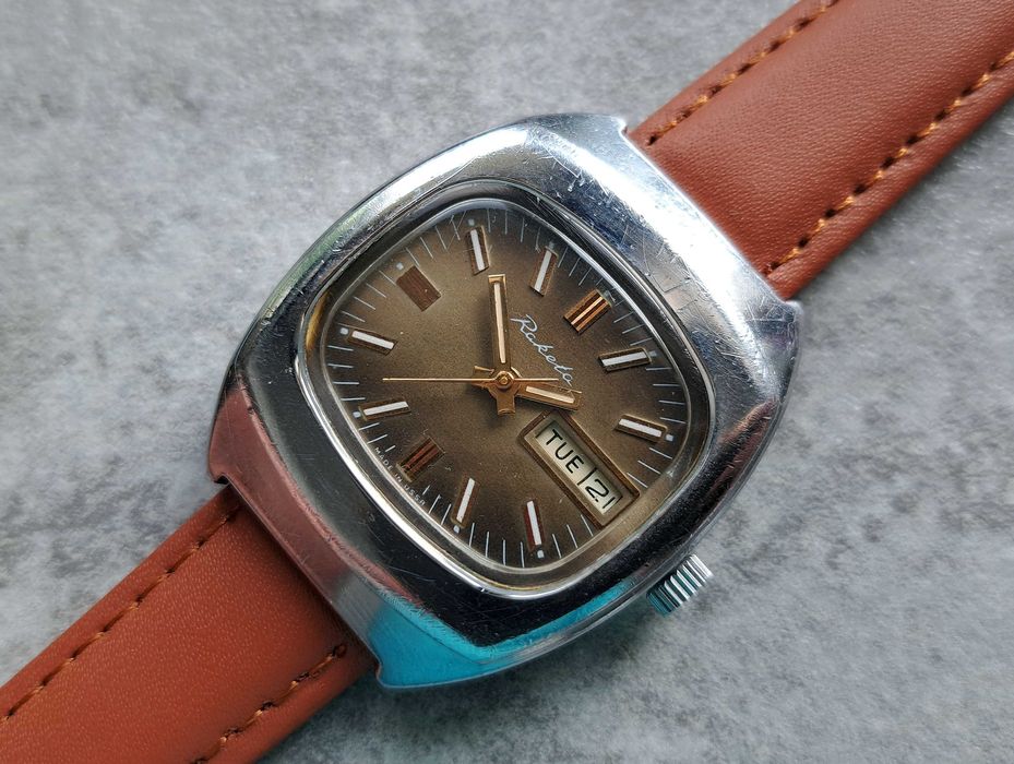 Rakieta TV radziecki zegarek vintage