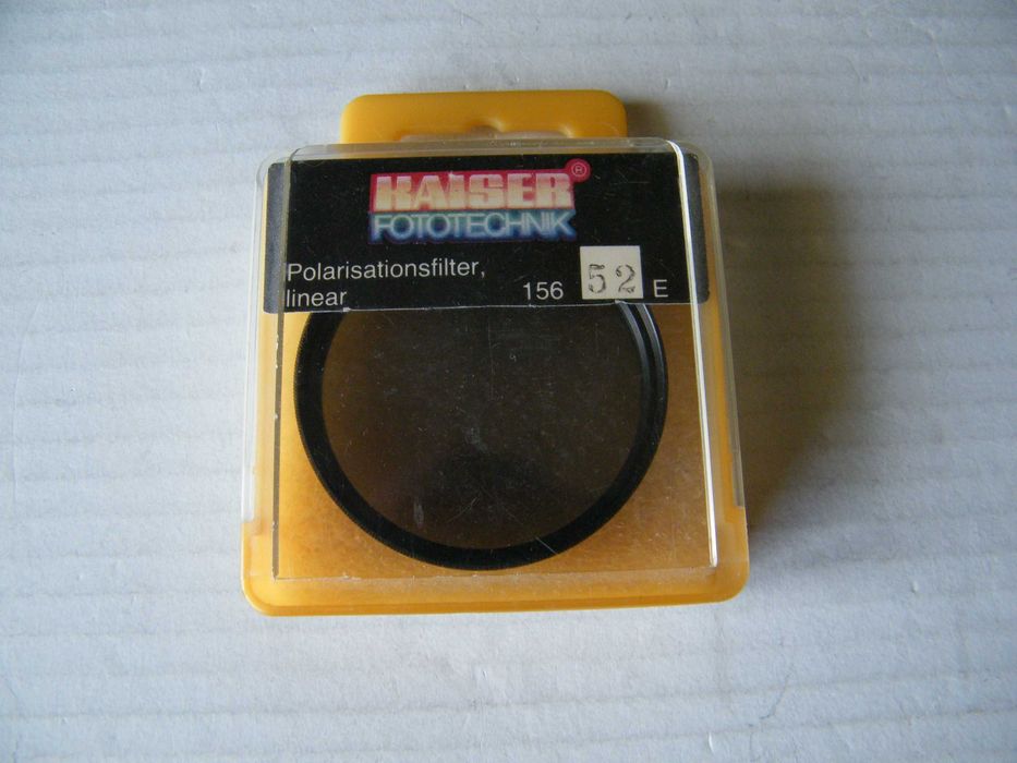 filtr polaryzacyjny 52 mm Kaiser Fototechnik 156 52 E