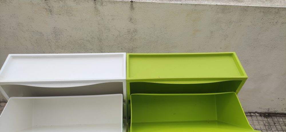 6 Sapateiras "IKEA" em plastico