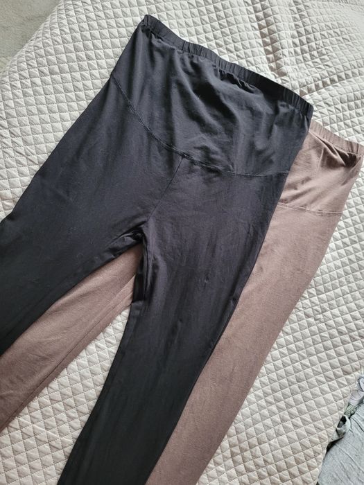 Legginsy ciążowe 2 szt, rozmiar XL (L)