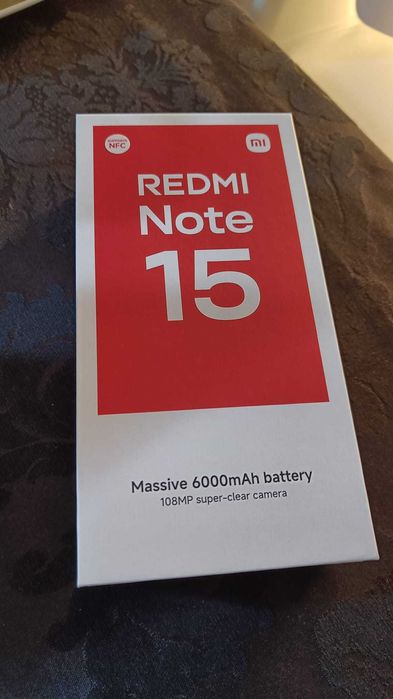 Redmi Note 15 256GB - Preto [POR ABRIR]