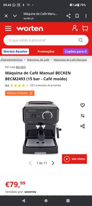 Máquina de café Becken