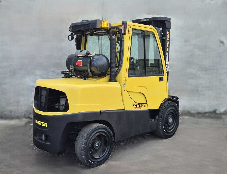 Hyster 5500kg • 2017 • maszt TRIPLEX • kabina z klimatyzacją • dwie wolne sekcje hydrauliczne • wózek widłowy, możliwy leasing, zobacz FILM