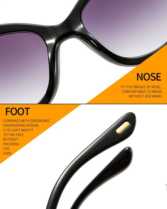 Śliczne modne okulary przeciwsłoneczne