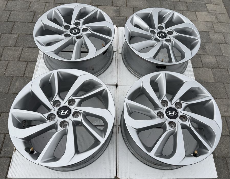 Oryginalne felgi Hyundai 17' 5x114.3 Tucson Santa fe IX35 Kona czujnik