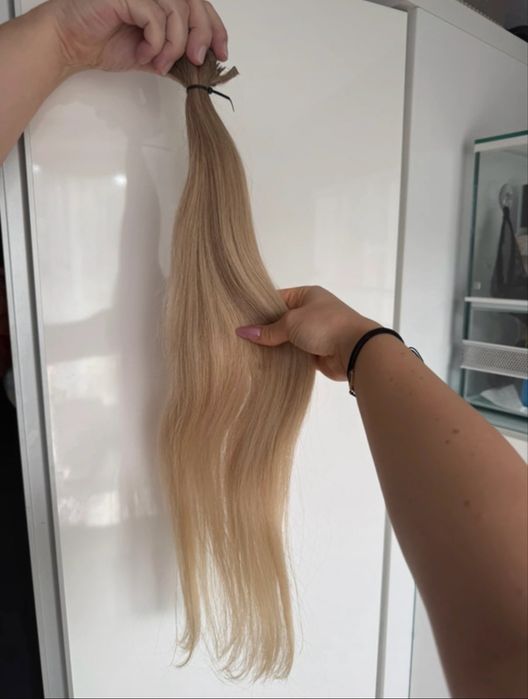 Przedluzane pasma metoda mini keratin 60-65cm