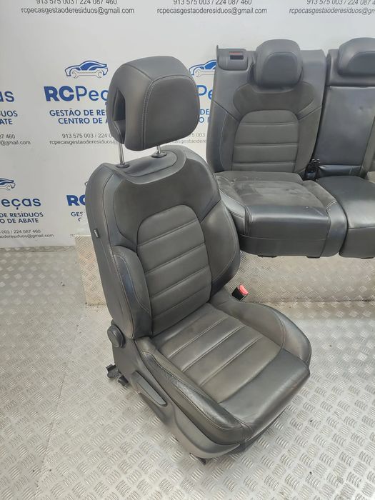 Conjunto Bancos Pele Alcantra Frente Frontais Tras Traseiros Citroen DS DS5 Sport 2011 a 2018