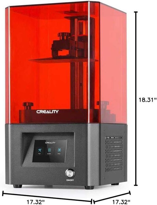 Impressora 3D Resina CREALITY LD-002H + extras