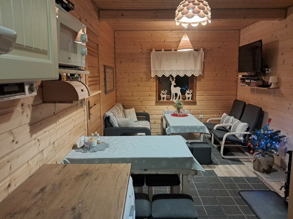 Drewniany domek Daria i Tomek ( 2 domki na 8 osob kazdy )