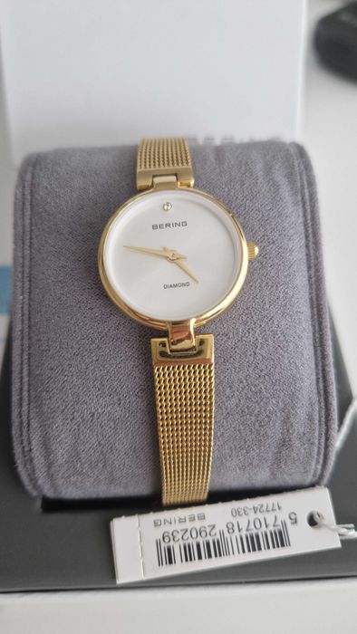 Bering NOWY zegarek damski diamond