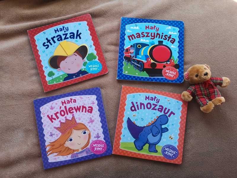 Zestaw książek MałyMaszynista Mały Dinozaur Mały Strażak Mała Królewna