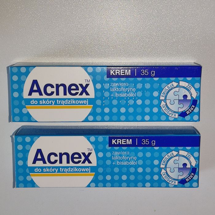 Acnex krem 2 opakowania NOWE