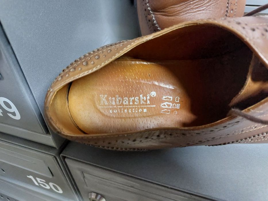 Półbuty męskie Kubarski-skóra 48r