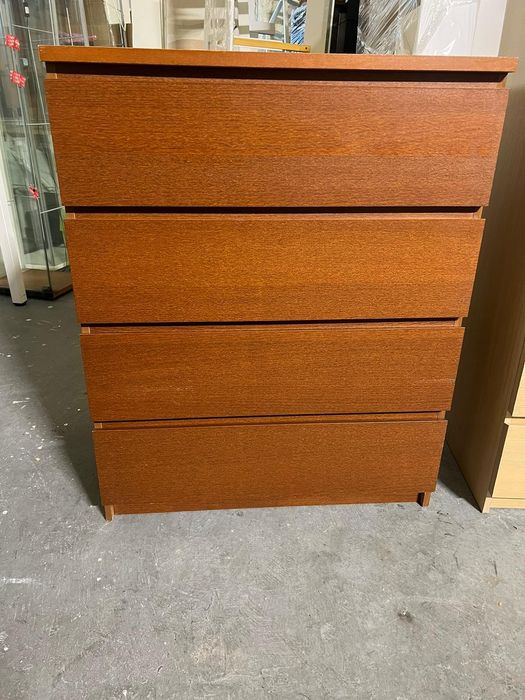 Komoda IKEA MALM 4 szuflady brąz – darmowa dostawa