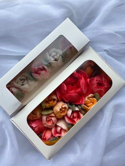 Зефирный букет, зефір, домашній зефір, подарунок, коробочка, зефир