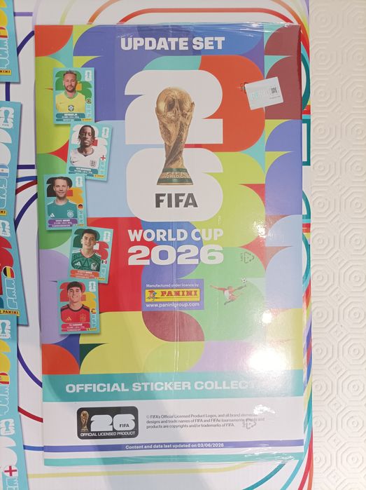Pack Update Cromos Mundial 2026 Panini