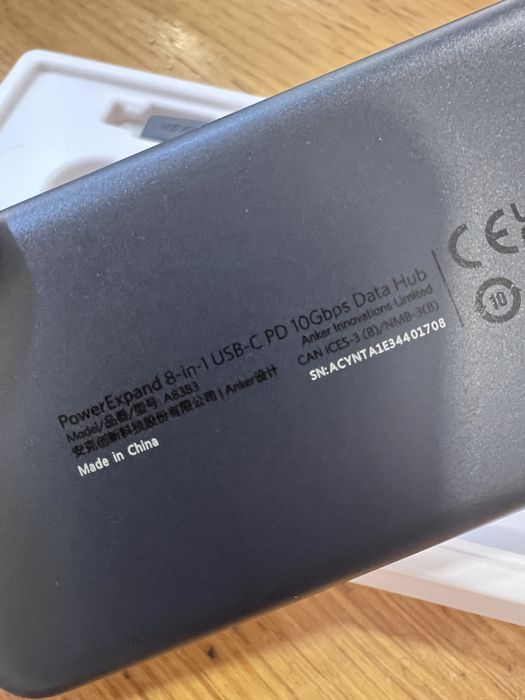 Hub USB-C Anker PowerExpand 8-em-1 PD 10Gbps (Novo