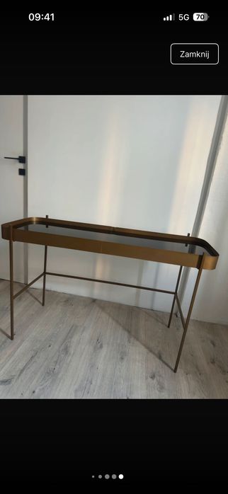 Stolik konsola Black & Gold