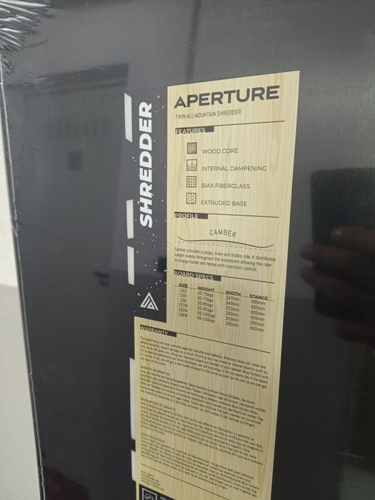 Prancha snowboard 166W + fixações XL