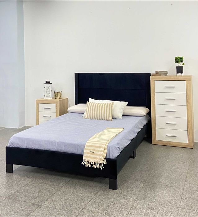 Cama casal veludo 135x190cm novo Envio gratis