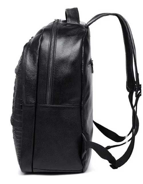 Чоловічий шкіряний мужской брендовый рюкзак для чоловіків шкіра кожа