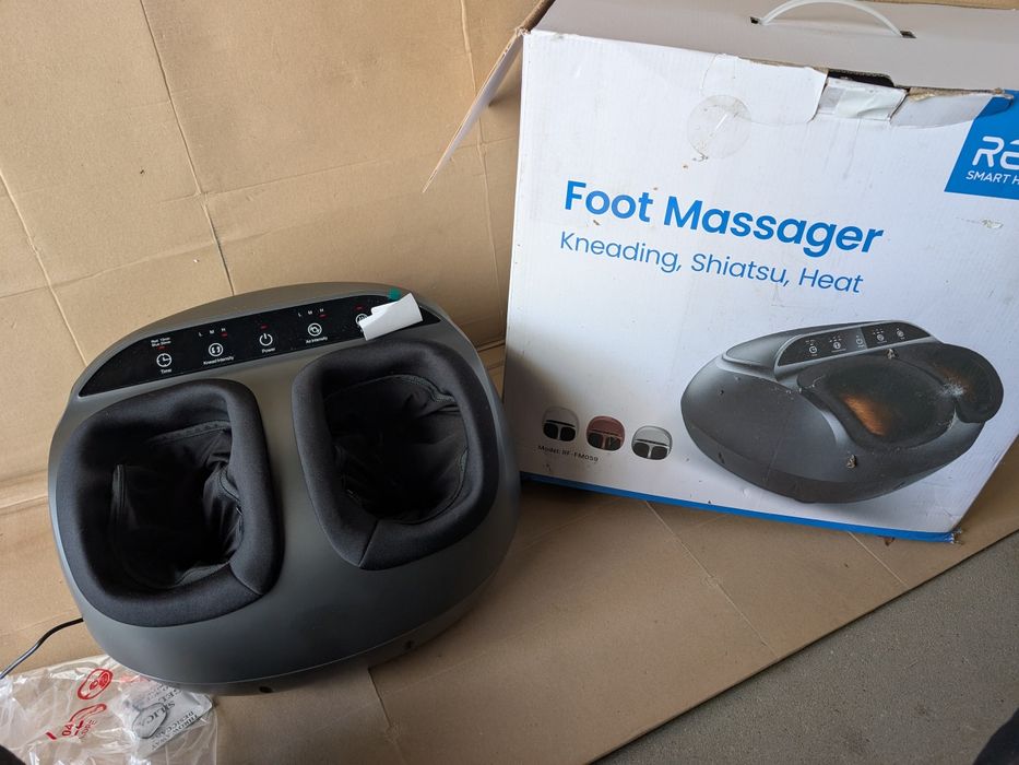 Renpho Shiatsu Foot Massager z funkcją podgrzewania i uciskania powietrzem masażer do stóp