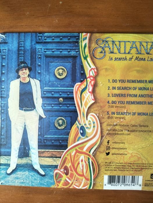 CD Santana - In Search of Mona Lisa'