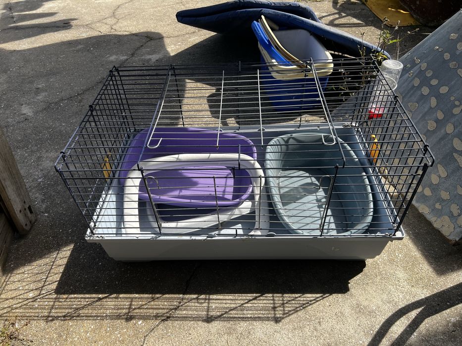 Gaiola coelho/porquinhos 80cm