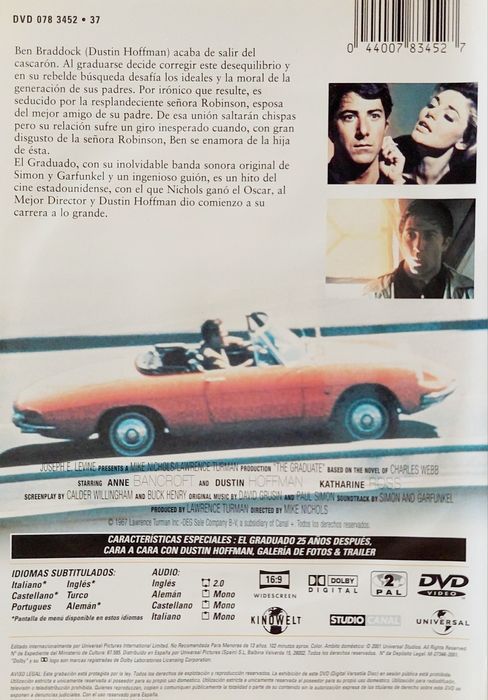 El Graduado - Dustin Hoffman