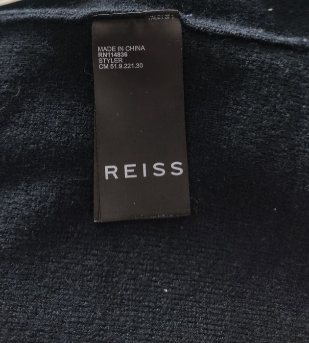 Вовняний джемпер-поло Reiss