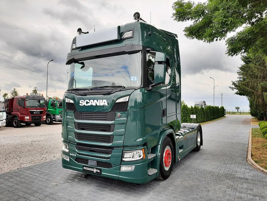 Scania S 540 / ACC / RETARDER / WAGA / Full Led / Duża Navi / Serwis Niemcy  / Pierwszy właściciel