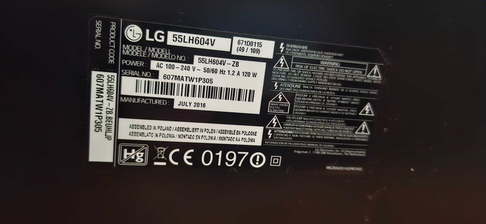Televisão  LG 50 polegadas