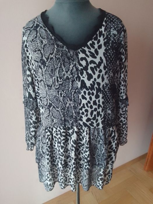 Tunika sukienka damska długi rękaw